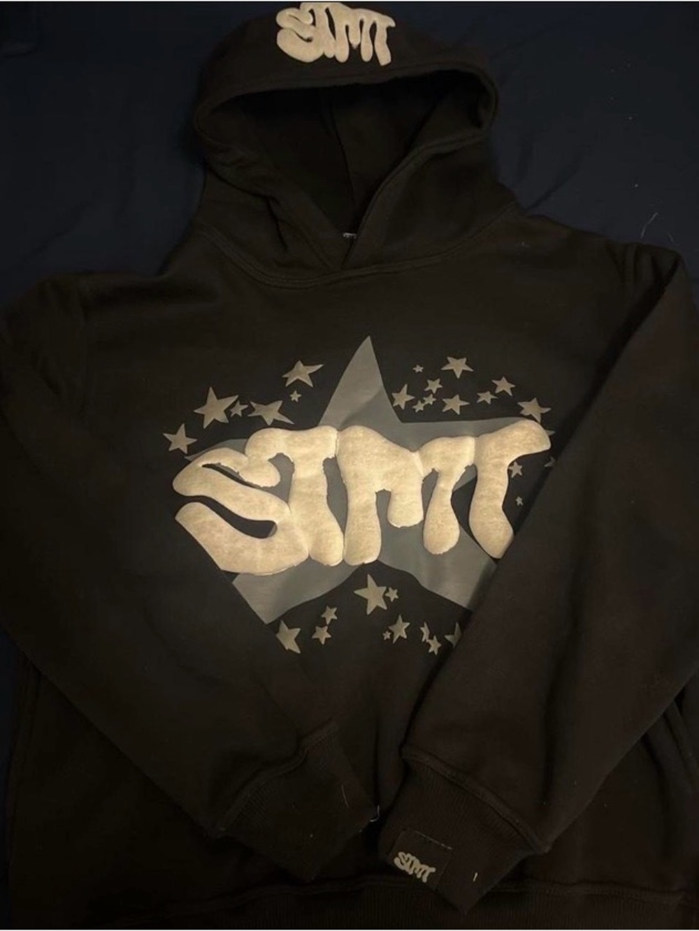 MT Black Hoodie with Silver Star Logo